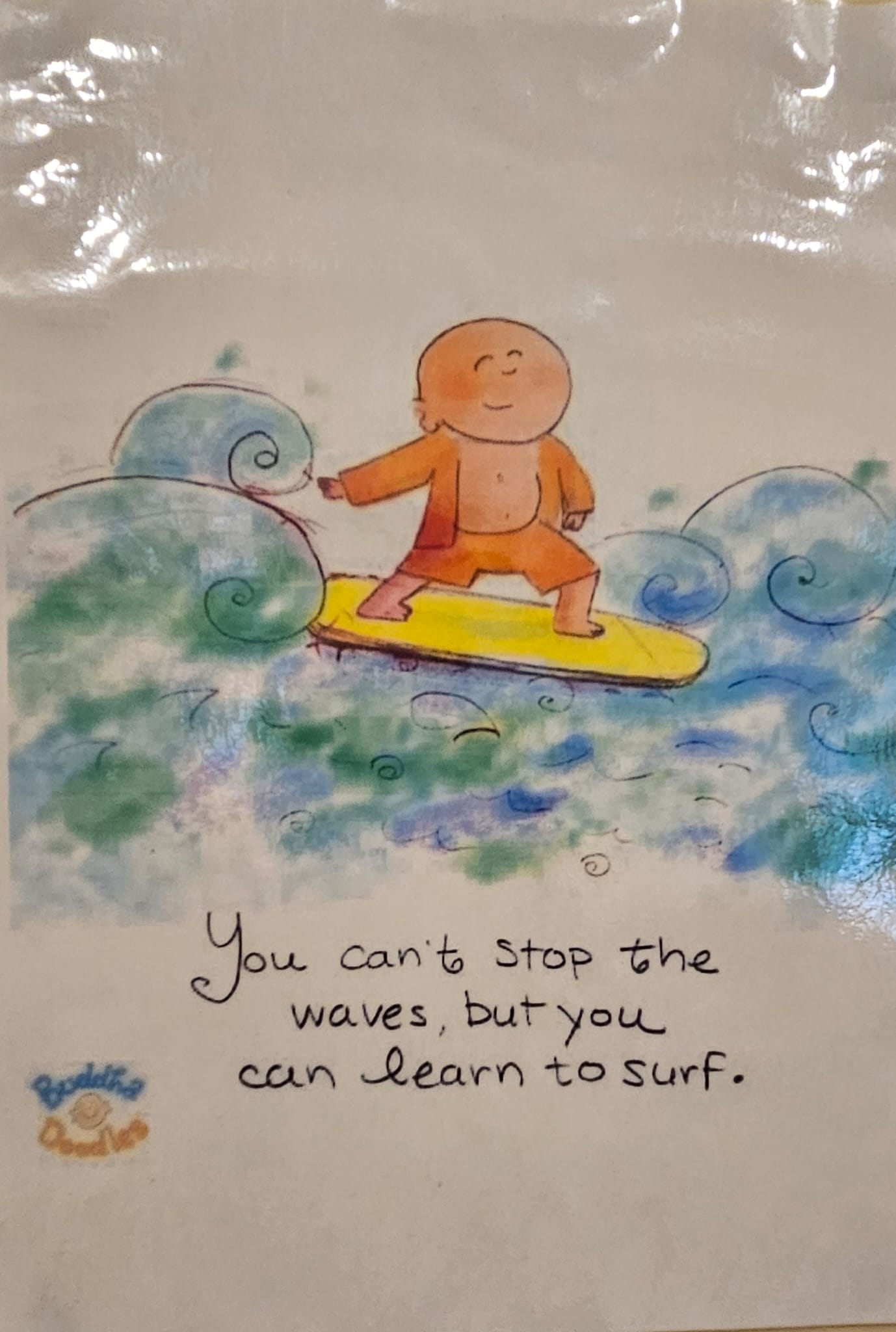 You can't Stop the waves but you can learn to surf